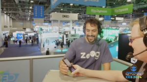 Co-founder of Zoog demonstrates the Zoog app